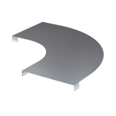 Крышка на угол горизонтальный 90°, осн.200, R300, 1.0мм, горячеоцинкованное