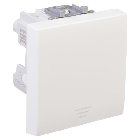 4400152 | Кнопка одноклавишная модульная, "Avanti", "Белое облако", 2 модуля-1