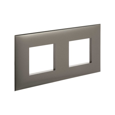 4424904 | Рамка Avanti, Серый жемчуг, 2 поста (4 мод.)-1