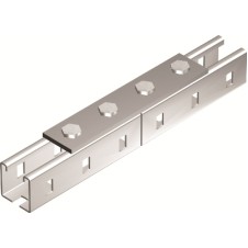 Пластина соединительная BMD-10, с 4 отверстиями, L=190мм, горячеоцинкованное