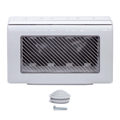 54755 | Модульная настен. коробка для эл/устан. изделий VIVA, IP55, 4мод.