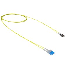 Оптический коммутационный шнур переходной Duplex SC-UPC/FC-UPC, 9/125 OS2, 2 м