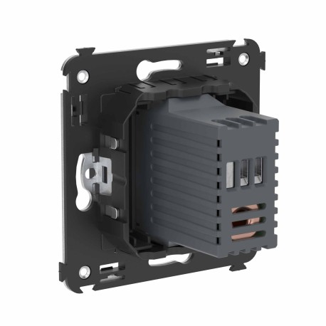 4412133 | Диммер поворотный в стену, Avanti, Черный матовый-2