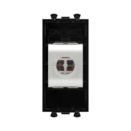 4402761 | Компьютерная розетка RJ-45 без шторки модульная, кат.5е экранированная, "Avanti", "Черный квадрат", 1 модуль-3