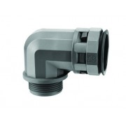 Муфта 90 грд. труба-коробка DN 48 мм, М50х1,5, полиамид, цвет черный