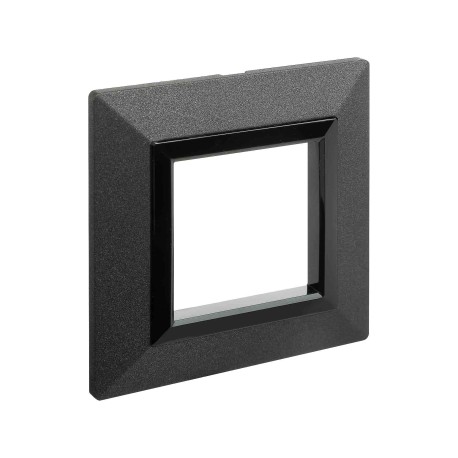 4403852 | Рамка из металла, "Avanti", темно-серая, 2 модуля-1