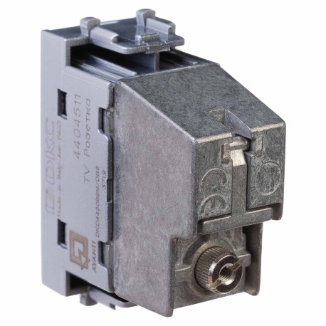 4404511 | Розетка ТВ проходная Закаленная сталь Avanti, 1 мод-3