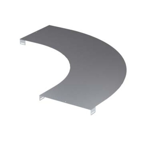 LK0056ZL | Крышка на угол горизонтальный 90°, осн.500, R600, 1.0мм, цинк-ламельное