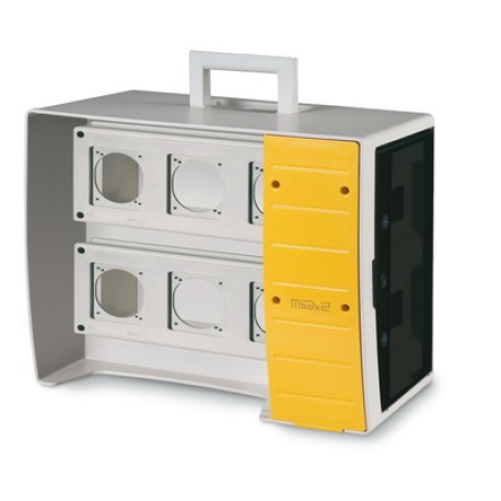 DIS6560026 | MBOX2. Корпус на 16 модулей и 6 постов с основанием 70х87 мм.