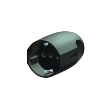 Розетка кабельная, бытовая с центральным вводом кабеля. Черная. IP20 16А 2P+E 230В