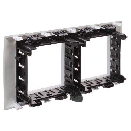 4404914 | Рамка-суппорт "Avanti" для "In-liner Front",  серебристый металлик, 4модуля-3