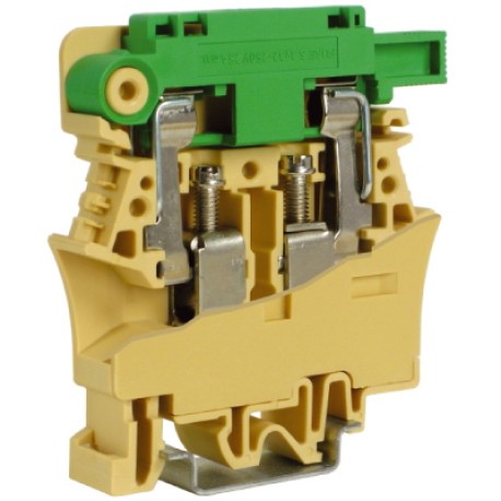 ZFP200 | FPL.10/L, держатель предохранителя 10кв.мм бежевый с лампой