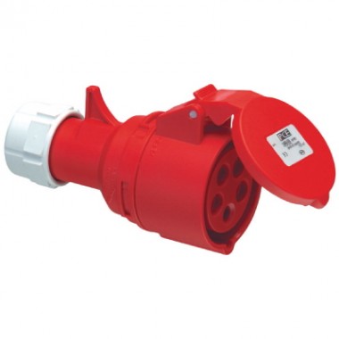DISC020163 | Розетка кабельная IP44 16A 2P+E 230V