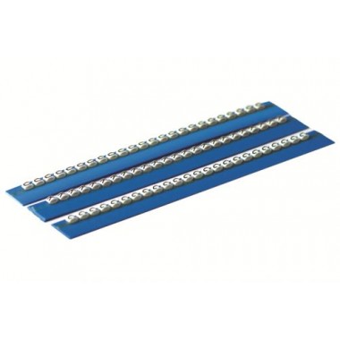 BL117M05BW | Планка 2,3 с черными цифрами 5 на белом фоне