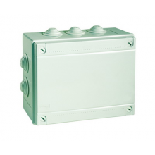 Коробка ответвит., с каб. вводами 2х40мм, IP55, 240х190х90мм