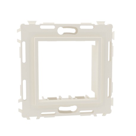 75023W | Каркас на 2 модуля (одноместный) без лапок, белый, RAL9010