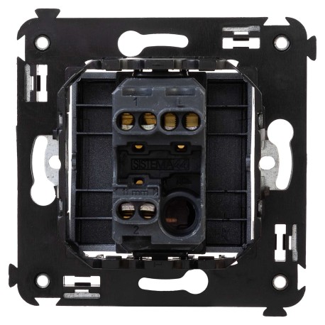 4404113 | Переключатель одноклавишный в стену, "Avanti", "Закаленная сталь"-2