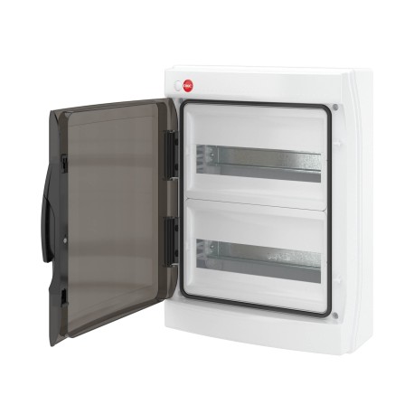 RB24W6TGD | Щиток настенный с дверцей 24 мод.,IP65, серый, с клеммным блоком 63А-2