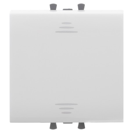 4400122 | Инвертор одноклавишный модульный, "Avanti", "Белое облако", 2 модуля