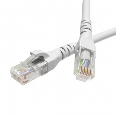 RN5EUU4550WH | Патч-корд неэкранированный CAT5E U/UTP 4х2, LSZH, белый, 5.0м