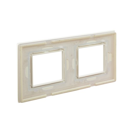 4406824 | Рамка из натурального стекла, "Avanti", светло-зеленая, 4 модуля-3