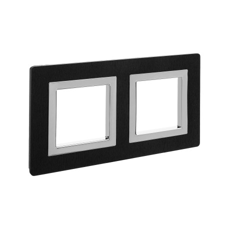4402834 | Рамка из алюминия, "Avanti", черная, 4 модуля-1