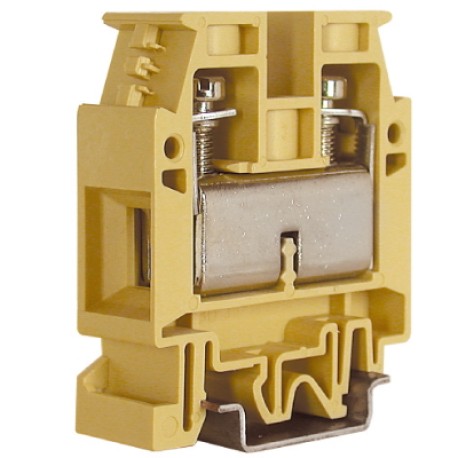 ZCB610 | CBD.35, проходной зажим бежевый 35 кв.мм