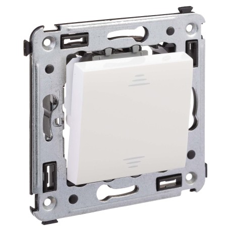 4400123 | Инвертор одноклавишный в стену, "Avanti", "Белое облако"-1