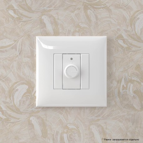 4400133 | Диммер поворотный в стену, "Avanti", "Белое облако"-5