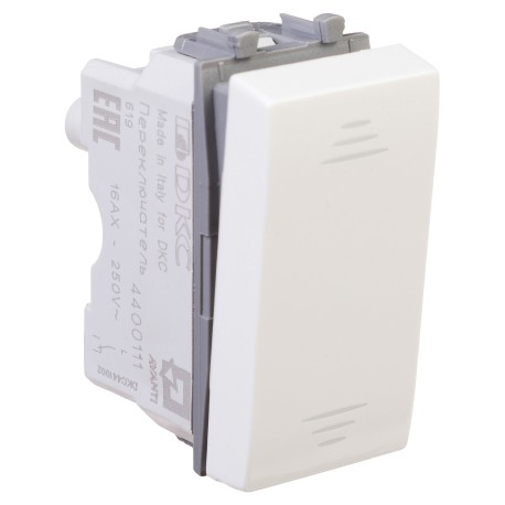 4400111 | Переключатель модульный, "Avanti", "Белое облако", 1 модуль-1