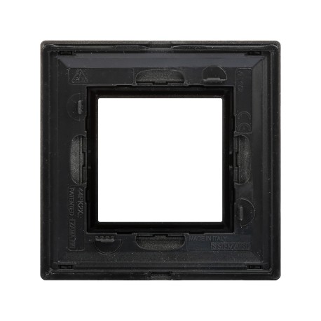 4407852 | Рамка из металла, "Avanti", графитовая, 2 модуля-2