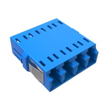 Адаптер LC/UPC-Quad, Senior/Senior, SC-footprint, ОS2, синий