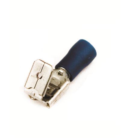 2B30P | Наконечник плоский с изолир.фланцем (смешанный) 1,5-2,5 кв.мм 6,3х0,8 мм (РПИ-О)