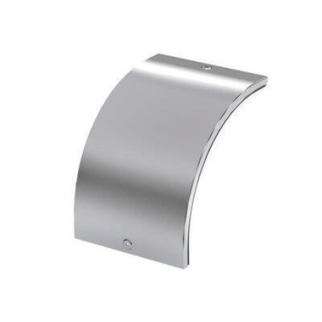 38242RAL7004 | Крышка на угол вертикальный внешний CD 90°, осн.100, 0.8мм, RAL7004