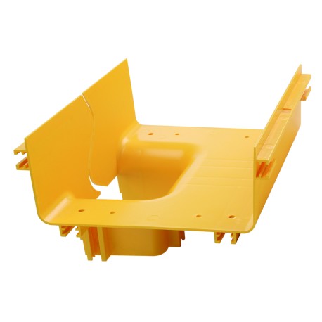 DCF12412 | Ответвитель Т-образный вертикальный переходник H100 240x120 мм, боковой