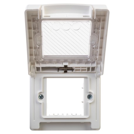 4400922 | Рамка для монтажа в стену "Avanti", IP55, "Белое облако", 2 модуля