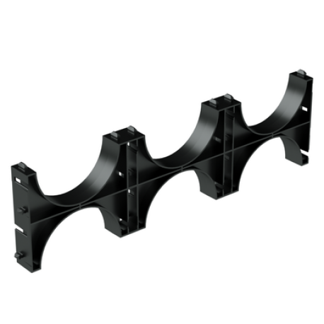 025123 | Держатель расстояния (кластер) для двустенных труб, д.125, тройной