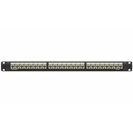 RN6APPU24 | Патч-панель 19",1U,CAT6А, 24 модуля RJ45, неэкранированная