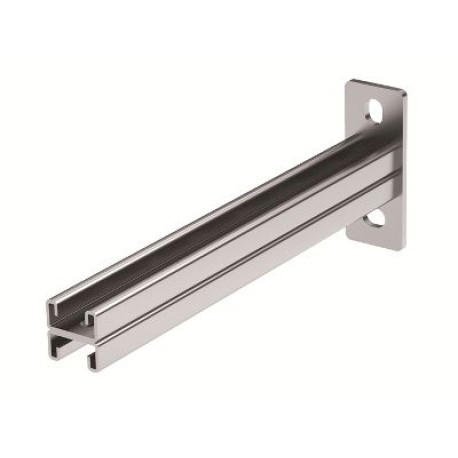 IBBD2130C | Консоль двойная 41х21мм, осн.300, нержавеющая сталь