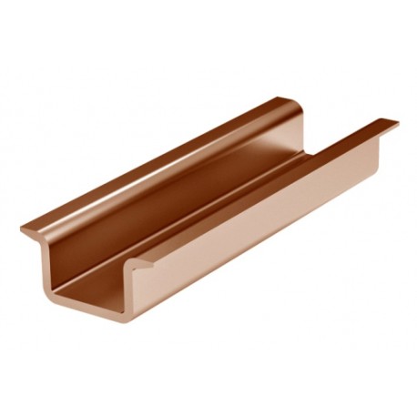 02155CU | Дин-рейка медная, с насечкой, усиленная OMEGA 3B, 35х15мм.