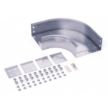 36022KZL | Угол горизонтальный CPO 90° 100х80, 0.8мм, цинк-ламельное