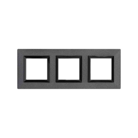 4407856 | Рамка из металла, "Avanti", графитовая, 6 модулей