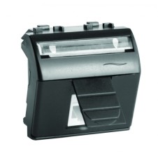 Тел.роз. RJ12 (6P6C, Hyperline, заделка NE-TOOL) Brava, черн., 2мод