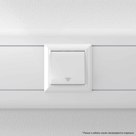 4400152 | Кнопка одноклавишная модульная, "Avanti", "Белое облако", 2 модуля-5