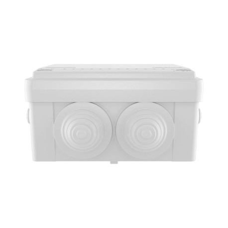 53801 | Коробка ответвит. с 6 кабельными вводами д.25мм, IP55, 100х100х50мм-1