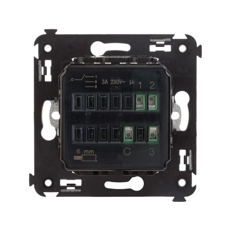 4402173 | Механизм управления вентиляторами в стену, Avanti, Черный квадрат-2