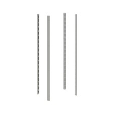 Стойки вертикальные, В=1000мм, без дополнительных креплений, 4шт RAL7035