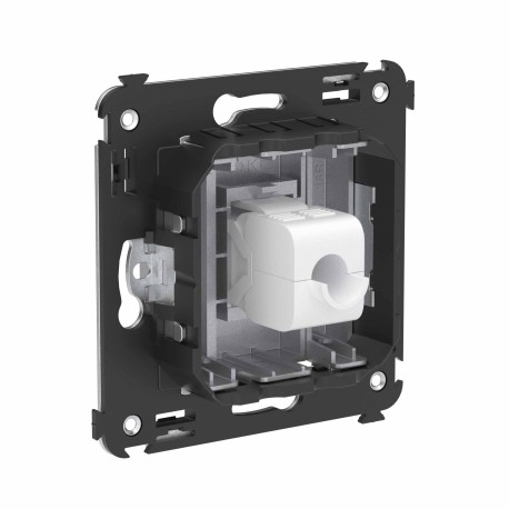 4404673 | Компьютерная розетка RJ-45 без шторки в стену, кат.6А одинарная, "Avanti", "Закаленная сталь"-2