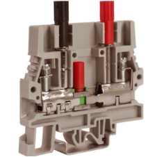 SCB.6/CDGR, тестовый с разъединителем для амперметра 6 кв.мм серый