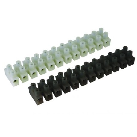 43812PL/R | Клемник Полипропилен черный, 12p, 85°C, 450V, 101A, 25мм.кв